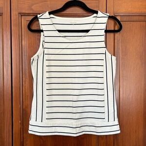 Garnet Hill Striped Tank Size XS